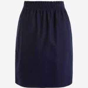 J Crew Factory. Black Sidewalk Mini Skirt, Paper-bag Waist. Size 16